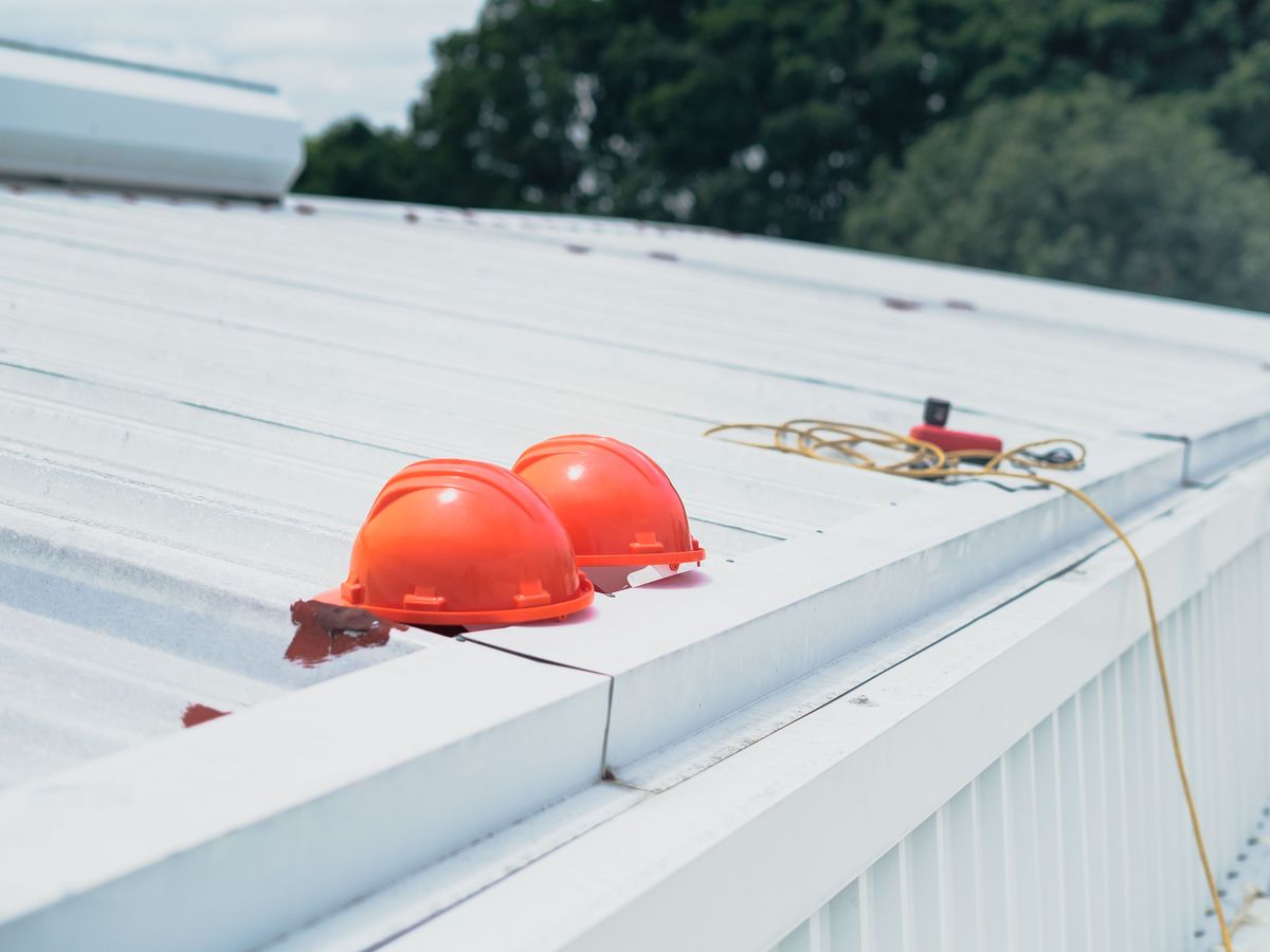 Small roof repair after storm damage